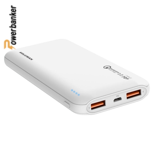 خرید، مشخصات و قیمت پاور بانک فست شارژ کلومن Power Bank Koluman KP-315 10000mAh - پاوربانکر