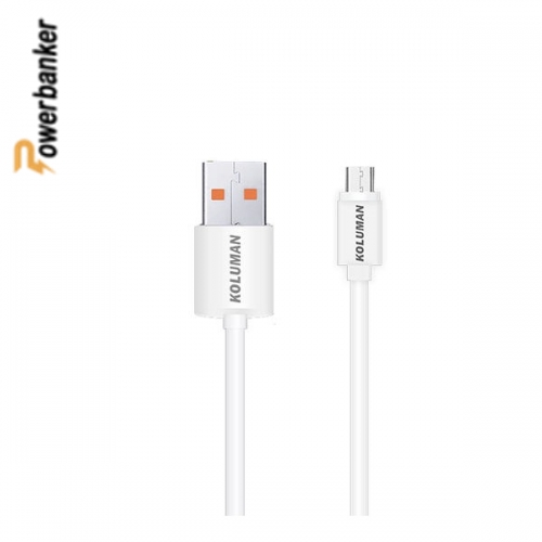 خرید، مشخصات و قیمت کابل آیفون لایتنینگ فست شارژ کلومن Koluman KD-14 Lightning Cable - پاوربانکر