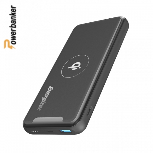 خرید، مشخصات و قیمت پاور بانک وایرلس و فست شارژ انرجایزر PowerBank Energizer QE10007PQ 10000mAh - پاوربانکر