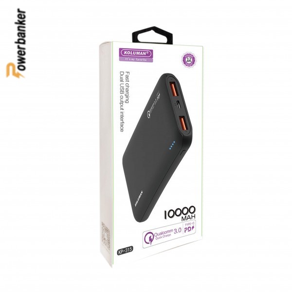 پاوربانک کلومن Koluman KP315 10000mAh - فست شارژ