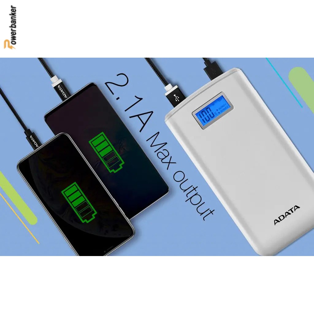 پاوربانک ای دیتا Adata P20000D 20000mAh