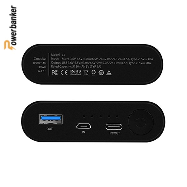 پاوربانک فست شارژ هوکو HOCO J3 8000mAh