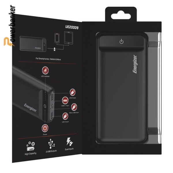 پاوربانک انرجایزر Energizer UE20009 20000mAh