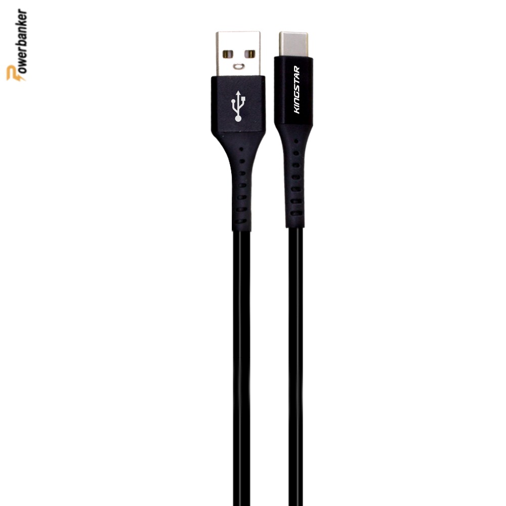 کابل پاوربانک کینگ استار Kingstar K63C Type-C - طول 0.25 متر - فست شارژ
