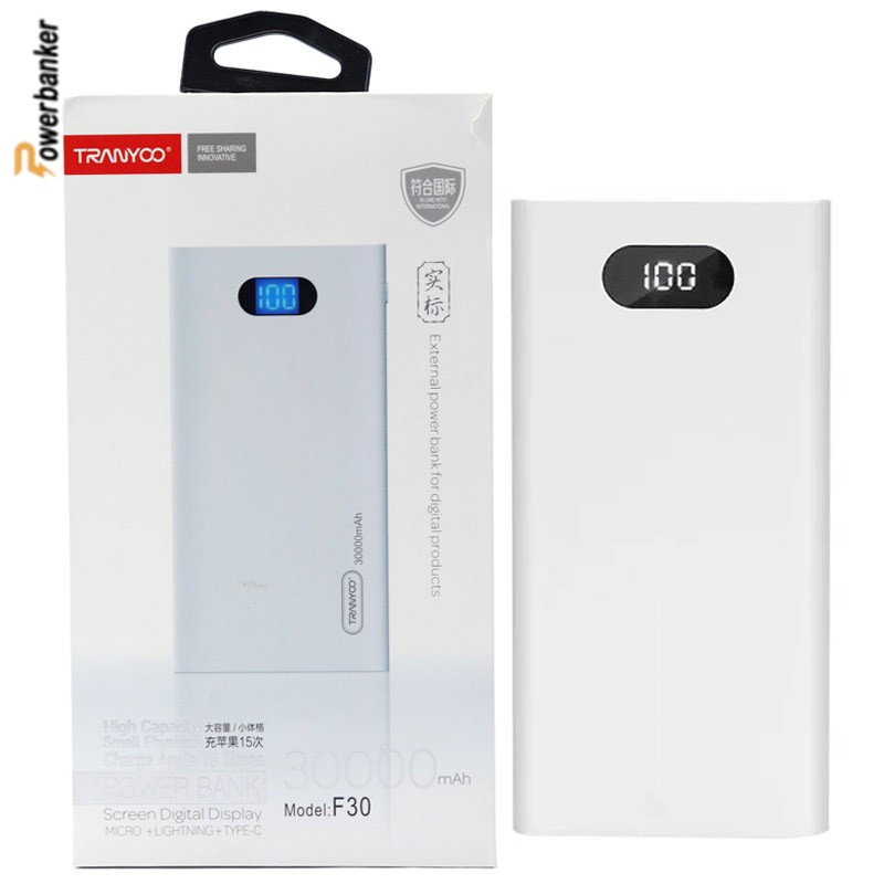 پاوربانک ترانیو Tranyoo F30 30000mAh